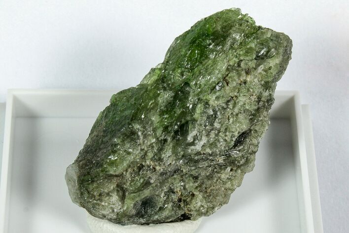 Lustrous Green Chrome Diopside - Minas Gerais, Brazil #344970